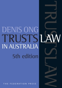 Cover image: Trusts Law in Australia 5th edition 9781760021771