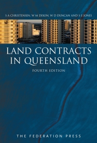 Cover image: Land Contracts in Queensland 4th edition 9781760020507