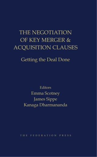 Cover image: The Negotiation of Key Merger & Acquisition Clauses: Getting the Deal Done 1st edition 9781760024352