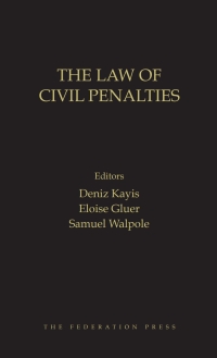 Imagen de portada: The Law of Civil Penalties 1st edition 9781760024611