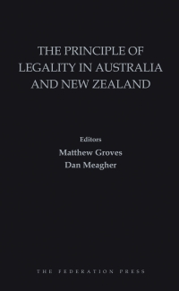 Cover image: The Principle of Legality in Australia and New Zealand 1st edition 9781760021252