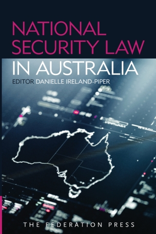 Cover image: National Security Law in Australia 1st edition 9781760025205