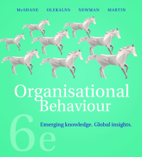 Cover image: Organisational Behaviour 6th edition 9781760421649