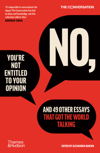 Cover image: No, You're Not Entitled to Your Opinion 9781760762315