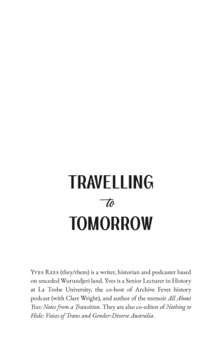Cover image: Travelling to Tomorrow 9781742238135