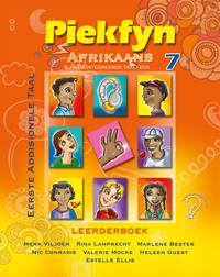 Imagen de portada: Piekfyn Afrikaans Graad 7 Leerderboek vir Eerste Addisionele Taal 1st edition 9781770029286