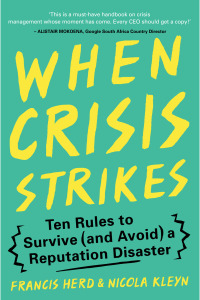 صورة الغلاف: When Crisis Strikes 9781770107120