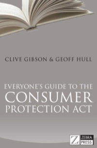 表紙画像: Everyone’s Guide to the Consumer Protection Act 1st edition 9781770224902