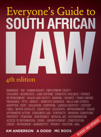Imagen de portada: Everyone’s Guide to South African Law 4th edition 9781770228238