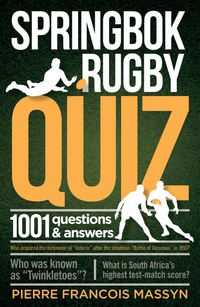 Imagen de portada: Springbok Rugby Quiz 9781770229891