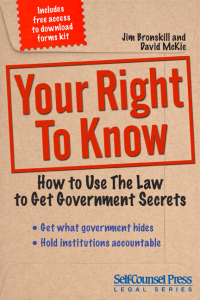 Imagen de portada: Your Right To Know 9781770402119
