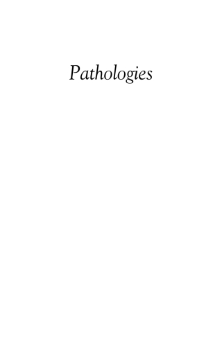 Imagen de portada: Pathologies 9781551119304