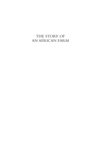 Imagen de portada: The Story of an African Farm 9781551112862