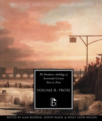 صورة الغلاف: The Broadview Anthology of Seventeenth-Century Prose Volume 2 9781551114637