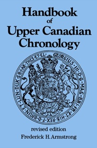 Immagine di copertina: Handbook of Upper Canadian Chronology 9780919670921