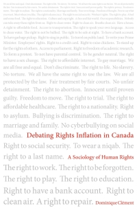 表紙画像: Debating Rights Inflation in Canada 9781771122443