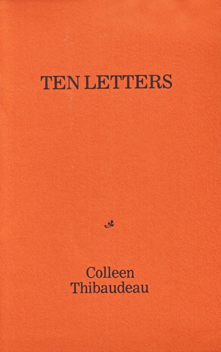 Cover image: Ten Letters 1st edition 9780919626065