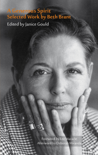 Cover image: A Generous Spirit: Selected Work by Beth Brant 9781771336857