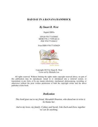 Imagen de portada: Bad Day in a Banana Hammock 9781771458429