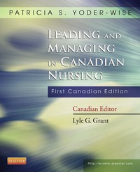 Cover image: Leading and Managing in Canadian Nursing 9781926648613