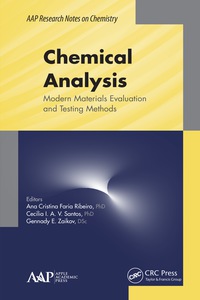 Imagen de portada: Chemical Analysis 1st edition 9781774635803