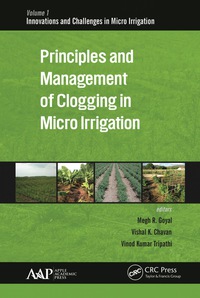 Titelbild: Principles and Management of Clogging in Micro Irrigation 1st edition 9781774635865