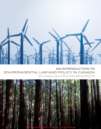Cover image: An Introduction to Environmental Law and Policy for ENVS2400/ENVS5178 (York University Custom) 1st edition 9781772550177