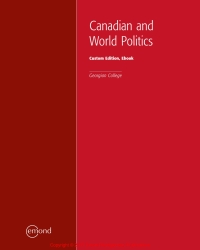 Cover image: Canadian and World Politics (Georgian Custom) 1st edition 9781772554656