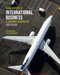 Imagen de portada: Legal Aspects of International Business: A Canadian Perspective 4th edition 9781772555462