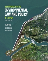 Cover image: An Introduction to Environmental Law and Policy in Canada 3rd edition 9781772555721