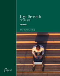 Cover image: Legal Research: Step by Step 5th edition 9781772556025