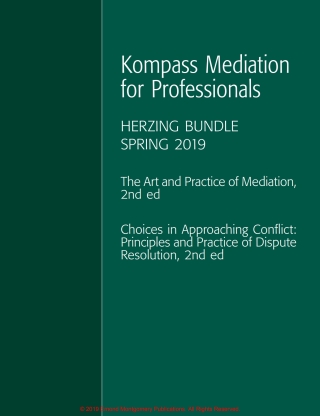 Cover image: Kompass Mediation for Professionals, Herzing Bundle Revised 1st edition 9781772556599