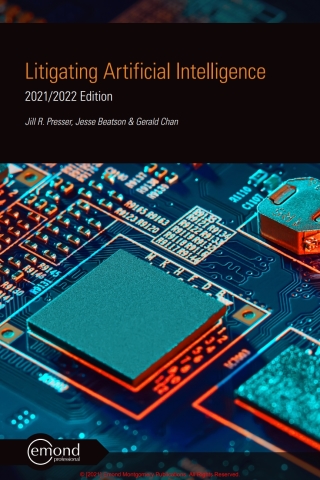 Cover image: Litigating Artificial Intelligence 1st edition 9781772557640