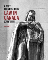 Cover image: A Brief Introduction to Law in Canada 2nd edition 9781772557664