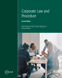 Cover image: Corporate Law and Procedure 2nd edition 9781772557695