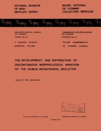 Imagen de portada: Development and Distribution of Discontinuous Morphological Variation of the Human Infracranial Skeleton 9781772820768