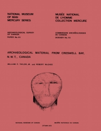 表紙画像: Archaeological Material from Creswell Bay, Northwest Territories, Canada 9781772820805