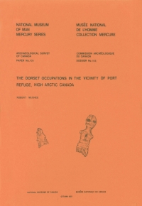 Cover image: Dorset Occupations in the Vicinity of Port Refuge, High Arctic Canada 9781772820997