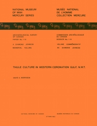 Cover image: Thule Culture in Western Coronation Gulf, N.W.T. 9781772821109