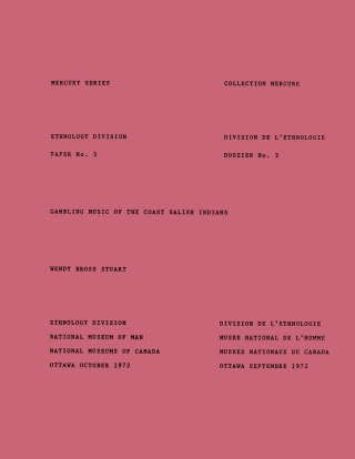 Imagen de portada: Gambling music of the Coast Salish Indians 9781772821659