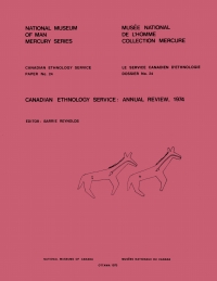 Cover image: Canadian Ethnology Service: Annual review 1974 9781772821864