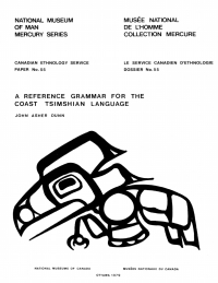 Cover image: A reference grammar for the coast Tsimshian language 9781772822175