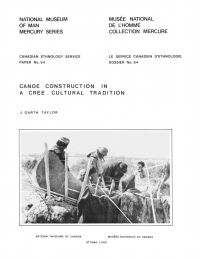 Cover image: Canoe construction in a Cree cultural tradition 9781772822267