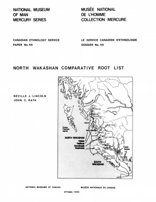 Cover image: North Wakashan comparative root list 9781772822304