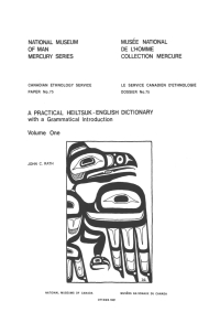 Cover image: Practical Heiltsuk-English dictionary with a grammatical introduction: Volume 1 9781772822366