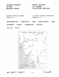 Cover image: Interpretive contexts for traditional and current coast Tsimshian feasts 9781772822618