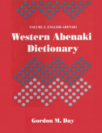 Imagen de portada: Western Abenaki dictionary: Volume 2 9781772822939