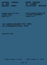 Cover image: Korean-Canadian folk song 9781772823196