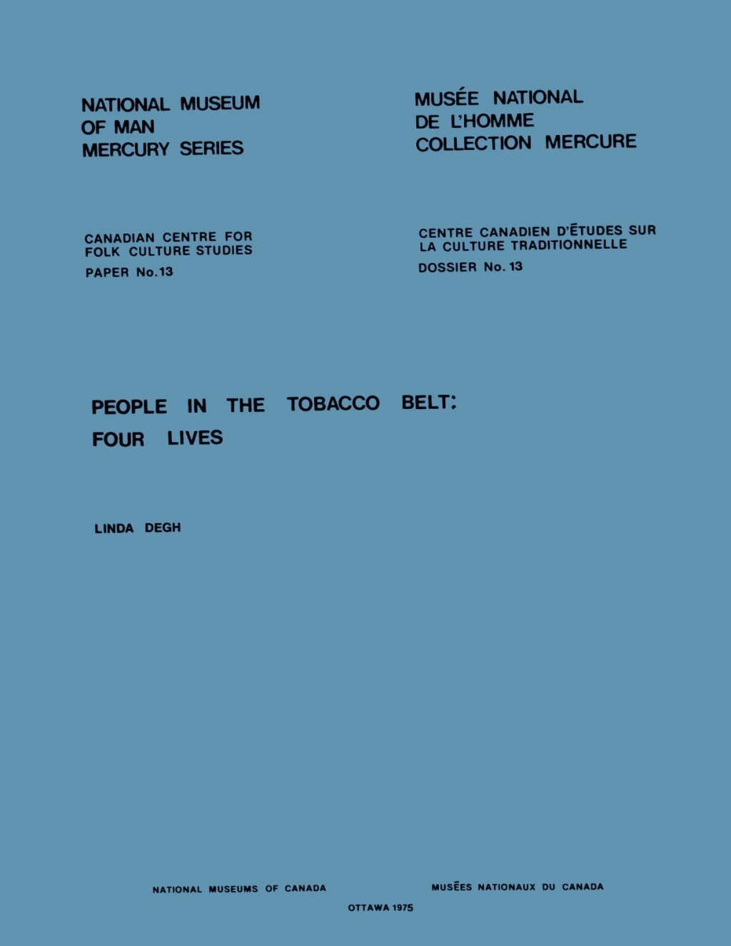 People in the tobacco belt Four lives