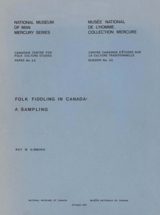 Imagen de portada: Folk fiddling in Canada 9781772823417